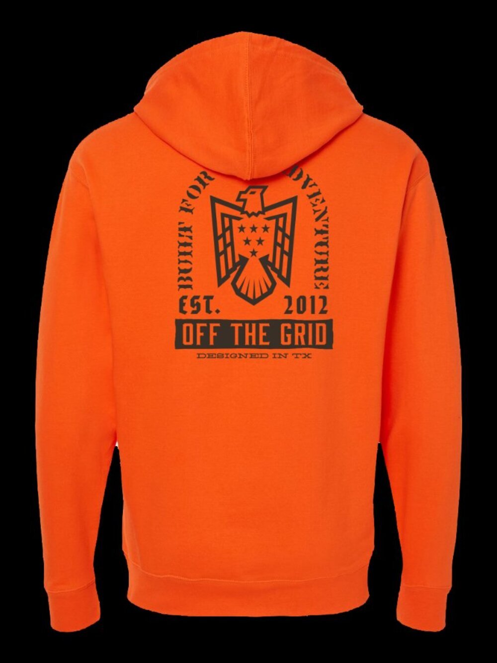 Off The Grid Surplus Soaring Eagle Hoodie - Orange